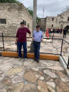 Steve and Jim at the Alamo
